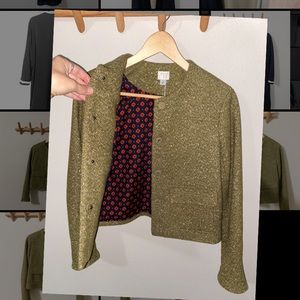 A New Day Olive green blazer with silver detail